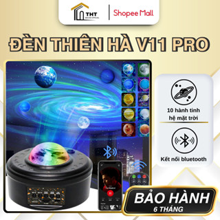 Đèn Thiên Hà V11 Pro Lốc Xoáy THT DECOR Đèn vũ trụ Decor Phòng Ngủ Phòng bay Có Loa Bluetooth Đèn chiếu hành tinh 3D