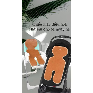 Chiếu mây điều hoà lót xe đẩy cho bé