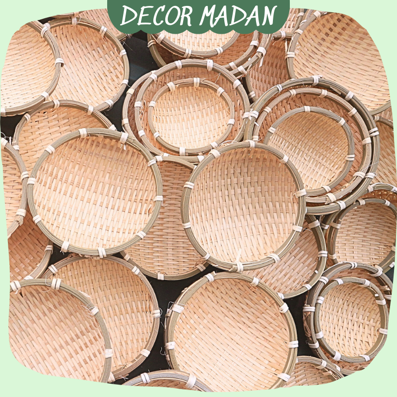 Rổ tre tròn mini, mẹt đựng đồ ăn Nhật Bản,hạt hướng dương, đồ ăn vặt quán cafe (D: 10,13,15cm)