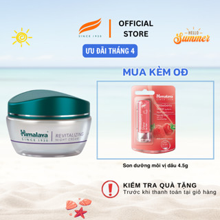 [HSD: 30.6.2025] Kem dưỡng phục hồi da ban đêm Himalaya Revitalizing Night Cream 50ml