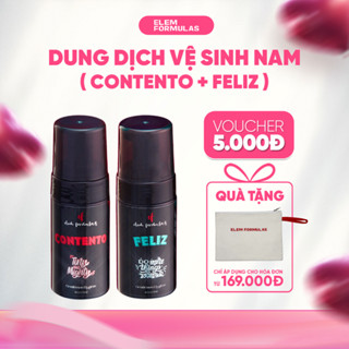 Dung Dịch Vệ Sinh Nam Giới Cao Cấp Elem Hương Nước Hoa Thụy Điển 80 ml, Khử Khuẩn Làm Sạch Vùng Kín