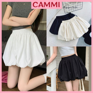  Chân váy bí cạp chun dáng bí phồng có quần trong CV45 