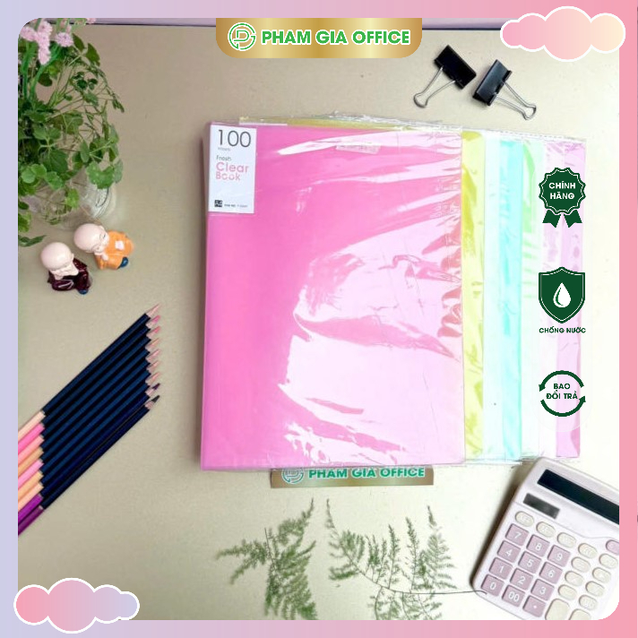 Bìa Lá Nhiều File Khổ A4 (10-100 Lá) (Đủ Màu) | Đựng Hồ Sơ, Tài Liệu Văn Phòng–Chất Lượng Cao (VC)
