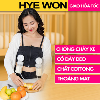 Áo hút sữa rảnh tay hye won dùng máy hút sữa