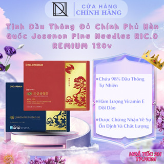Tinh Dầu Thông Đỏ Chính Phủ Hàn Quốc Josenon Pine Needles RIC.O REMIUM 120v