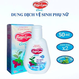 Dung dịch vệ sinh EnterLyna Cool chiết xuất tía tô, trầu không, trà xanh, bạc hà mát lạnh tuýp 50ml