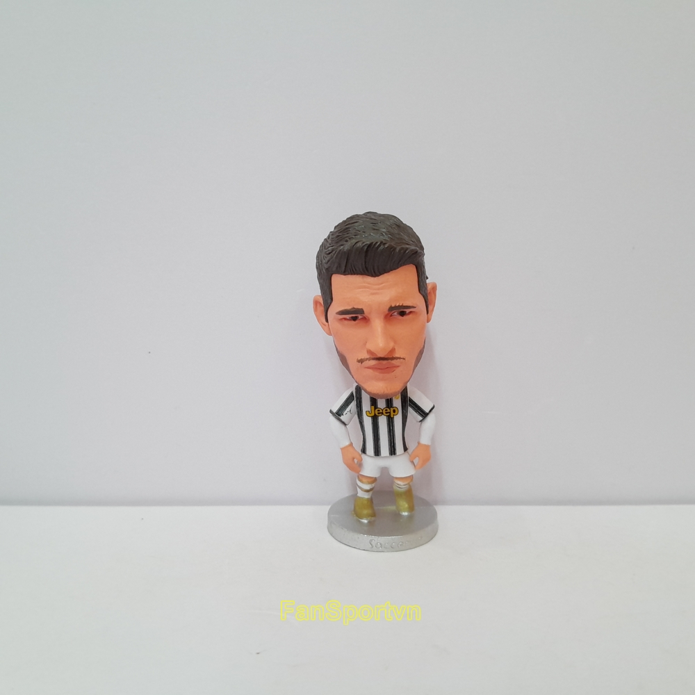 Mô hình tượng cầu thủ bóng đá Alvaro Morata Juventus 2020 2021 soccerwe kodoto corinthian prostars s