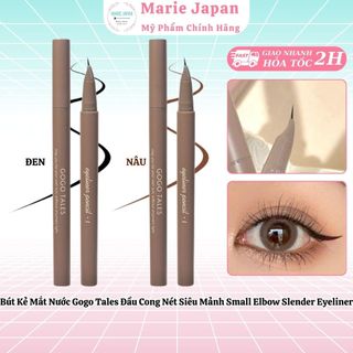 Bút Kẻ Mắt Nước Gogo Tales Đầu Cong Nét Siêu Mảnh Small Elbow Slender Eyeliner