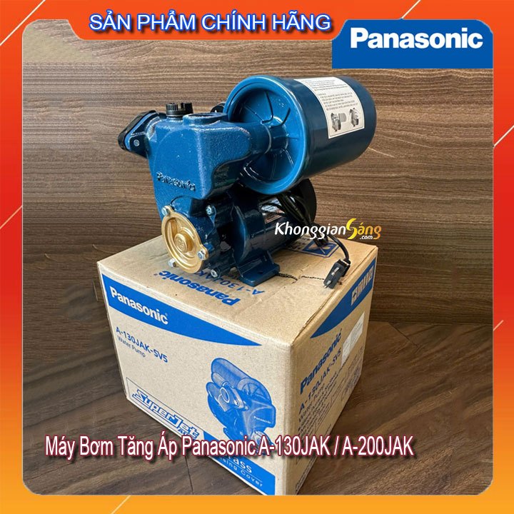 [CHÍNH HÃNG] MÁY BƠM TĂNG ÁP PANASONIC CÔNG SUẤT 125W (A-130JAK) / 200W (A-200JAK)