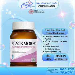 Tinh Dầu Hoa Anh Thảo Blackmore Evening Primrose Oil 1000 Đẹp Da, Cân Bằng Nội Tiết Tố Lọ 190Viên