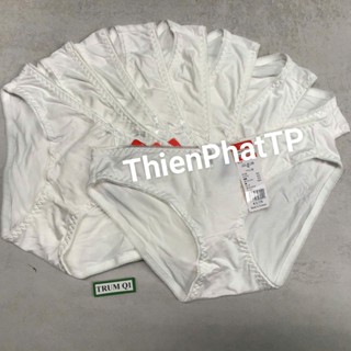 Combo 10 Quần Lót Nữ Freeship Cotton Cao Cấp Mềm Mại 35kg đến 65kg Màu Trắng ThienPhatTP VN10