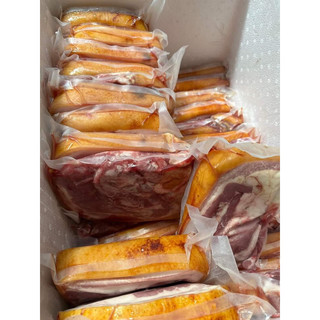 1kg Ba rọi heo rừng lai 3 chân lông .(giao hỏa tốc)