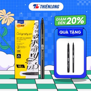COMBO 12 BÚT KIM KỸ THUẬT DRAWING PEN COLOKIT - Mực kháng nước, vẽ line, 4 loại ngòi - Bút vẽ line, đi nét, phác thảo