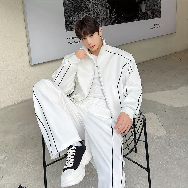 Áo Khoác Viền Phiên Bản Cao Cấp - Form Croptop - Độn Vai - Phong Cách Hàn Quốc