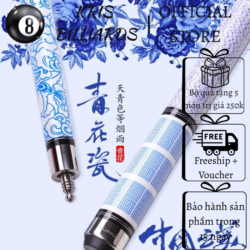 Cơ bida Cuppa S9 2025 Chính hãng full logo tặng combo phụ kiện 300k
