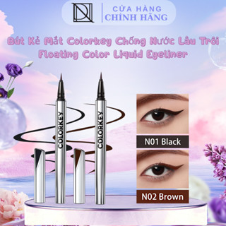  Bút Kẻ Mắt Colorkey Chống Nước Lâu Trôi Floating Color Liquid Eyeliner 