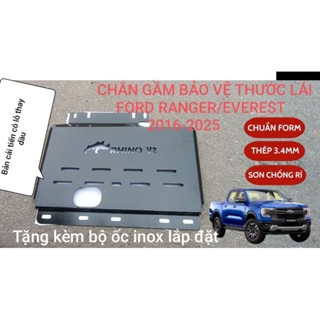  Tấm chắn gầm bảo vệ thước lái xe Ford Raptor  ranger & everest 