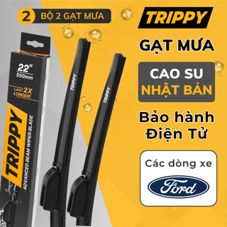 Cặp Gạt mưa ô tô FORD - Lưỡi gạt Nhật Bản nhập khẩu - Chính hãng TRIPPY - Bảo hành điện tử - Gạt mưa FORD