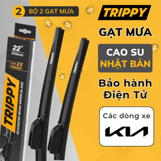 Cặp Gạt mưa ô tô KIA - Lưỡi gạt Nhật Bản nhập khẩu - Chính hãng TRIPPY - Bảo hành điện tử - Gạt mưa KIA