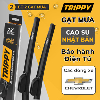 Cặp Gạt mưa ô tô CHEVROLET - Lưỡi gạt Nhật Bản nhập khẩu - Chính hãng TRIPPY - Bảo hành điện tử - Gạt mưa Chevrolet