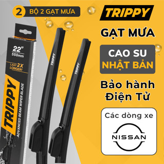 Cặp Gạt mưa ô tô NISSAN - Lưỡi gạt Nhật Bản nhập khẩu - Chính hãng TRIPPY - Bảo hành điện tử - Gạt mưa Nissan