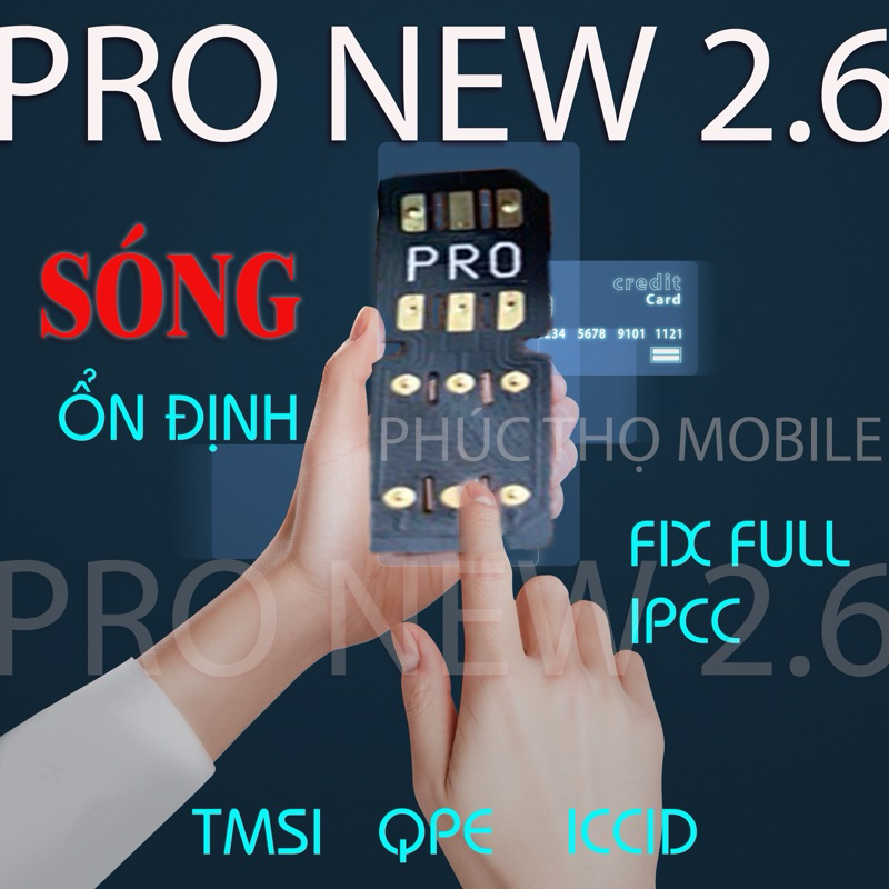SIM GHÉP PRO NEW 2.6 cho iphone lock