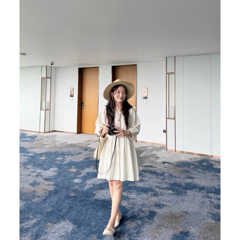 Bloom babydoll - đầm linen hoa nhí babydoll