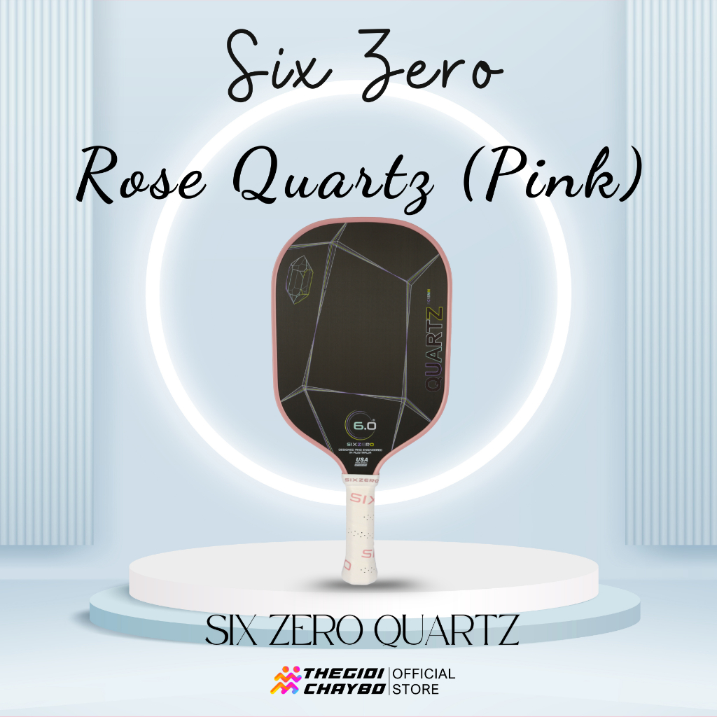Vợt Pickleball Six Zero Quartz - Rose Quartz (Pink)