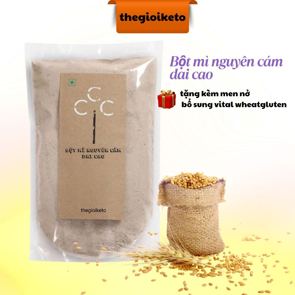 bột mì nguyên cám (1kg)