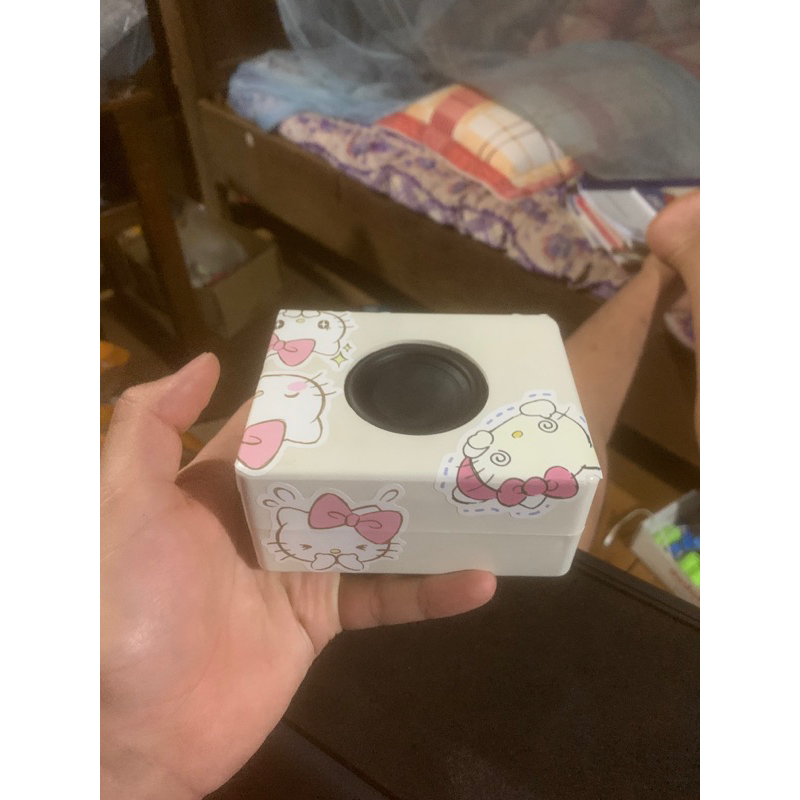 loa diy 5w củ moxie EMO dán tem hello kitty