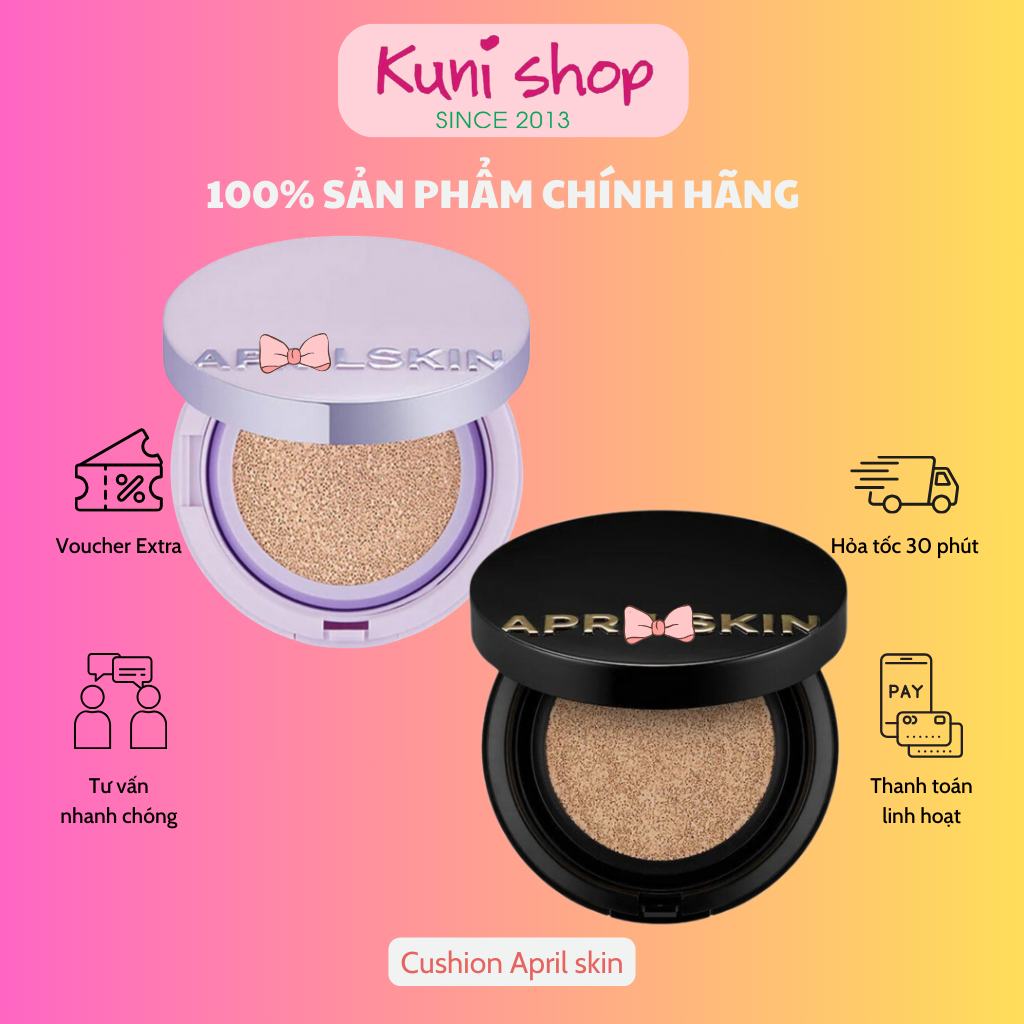 Phấn nước April skin Ultra slim cushion