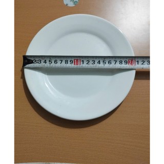 dĩa sứ cạn trắng size 15cm/18cm/20cm/22,5cm
