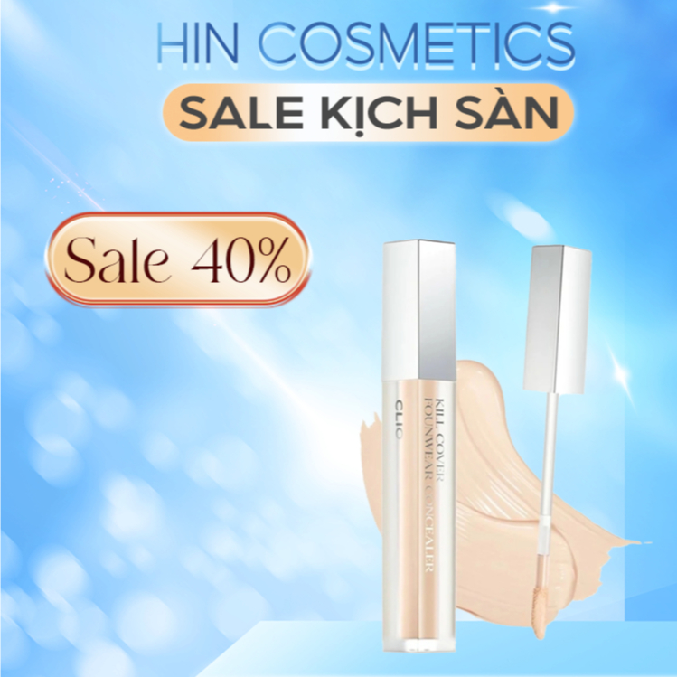 [CLIO] Kem Che Khuyết Điểm, Che phủ hiệu quả quầng thâm và các khuyết điểm như mụn, thâm, sạm.