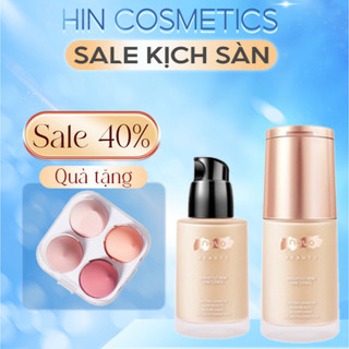 Kem nền Novo che khuyết điểm, dạng lỏng, kem nền cho da dầu, kem, nhẹ, không thấm nước, thấm mồ hôi, lâu trôi