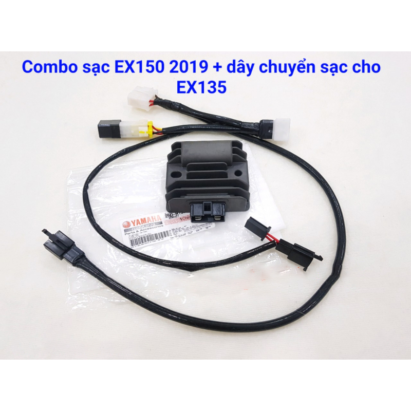 Combo Sạc EX 150 + Dây lên sạc chuyển điện bình EX135