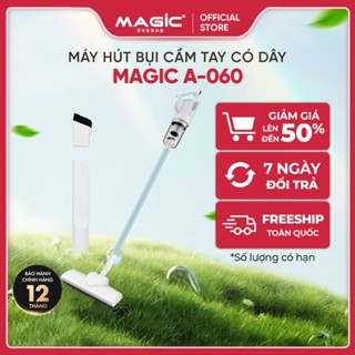 Máy Hút Bụi Cầm Tay Có Dây 600W Magic A-060, Bộ Lọc HEPA Tái Sử Dụng, Công Nghệ Pro-Cyclone