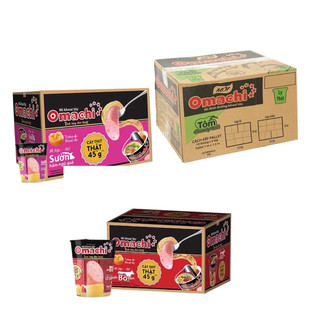  Thùng Mì Ly Omachi Có Cây Thịt  24 Ly x 116G 