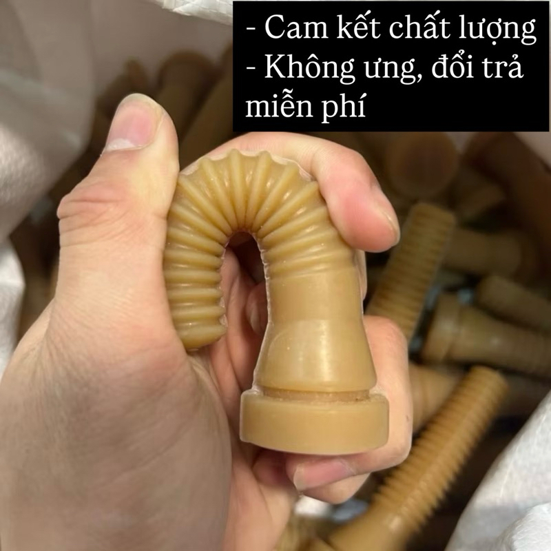 Núm cao su Kếp TQ cỡ 19 gắn lồng vặt lồng gà vịt siêu bền, dẻo dai