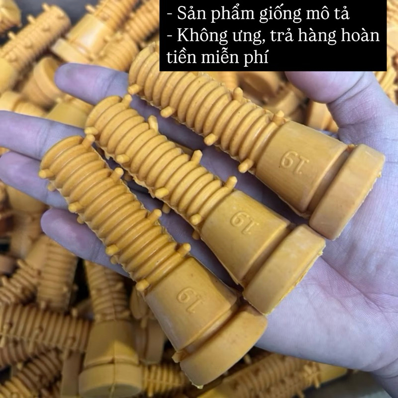 Núm cao su máy gắn lồng vặt lông gà vịt bền bỉ, dẻo dai, nhiều kích cỡ