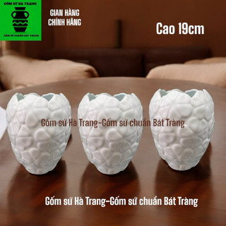 Lọ hoa 3 D gốm sứ Bát Tràng