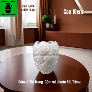 Lọ hoa 3 D gốm sứ Bát Tràng