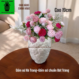 Lọ hoa 3 D gốm sứ Bát Tràng