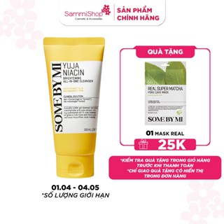 Some By Mi Sữa rửa mặt Yuja Niacin Brightening All-In-One Cleanser 100ml