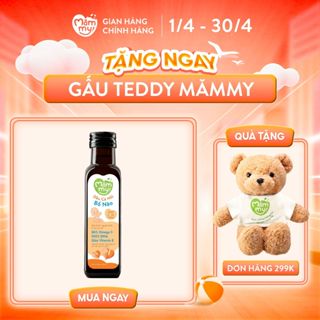 Dầu ăn dặm bổ não cá hồi Mămmy giàu DHA tinh khiết dễ hấp thụ cho bé, 100ml