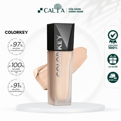 Kem Nền Colorkey Mẫu Mới Mỏng Nhẹ, Cho Lớp Make Up Tự Nhiên Lâu Trôi 30g