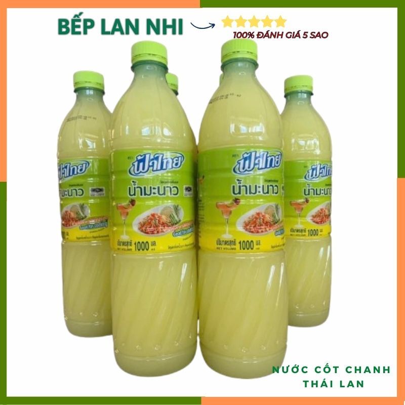 Nước cốt chanh Thái Lan ( giá sỉ thùng 12 chai 1000ml )
