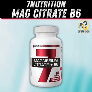 7Nutrition Magnesium Citrate B6 - Bổ sung Mag Vitamin B6 Giúp tăng sức khỏe toàn diện - Hộp 120 viên