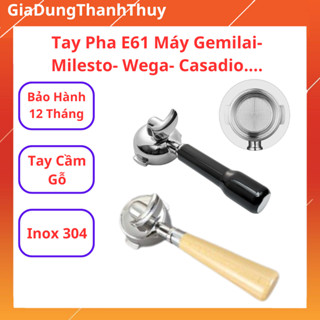 Tay Pha E61-58mm Inox 304, Tay Pha Cà Phê Cho Máy Pha Chuyên Nghiệp