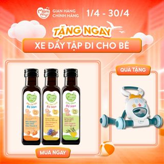 [Livestream] Set 3 Dầu ăn dặm bổ não Mămmy 100ml, Dầu Olive, Dầu cá hồi , Hạt lanh giúp con tăng cân, thông minh