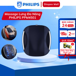 Máy Massage Lưng PHILIPS 4501 - 12 Đầu Massage - Chườm Ấm - Sử Dụng Đa Năng